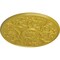 Ekena Millwork Versailles Ceiling Medallion (Fits Canopies up to 3 1/4"), Hand-Painted Rich Gold, 33"OD x 1 3/4"P CM33VERGS - alternate 3